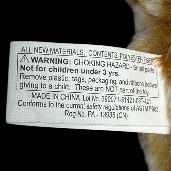 Amerita Giraffe Plush Soft Toy 2021 Embroidered Eyes 9 Inches - Picture 3 of 7